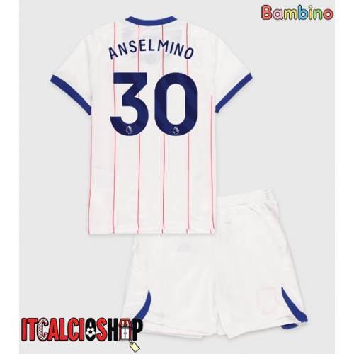 Chelsea Aaron Anselmino #30 Terza Maglia Bambino 2026-27 Manica Corta (+ Pantaloni corti)